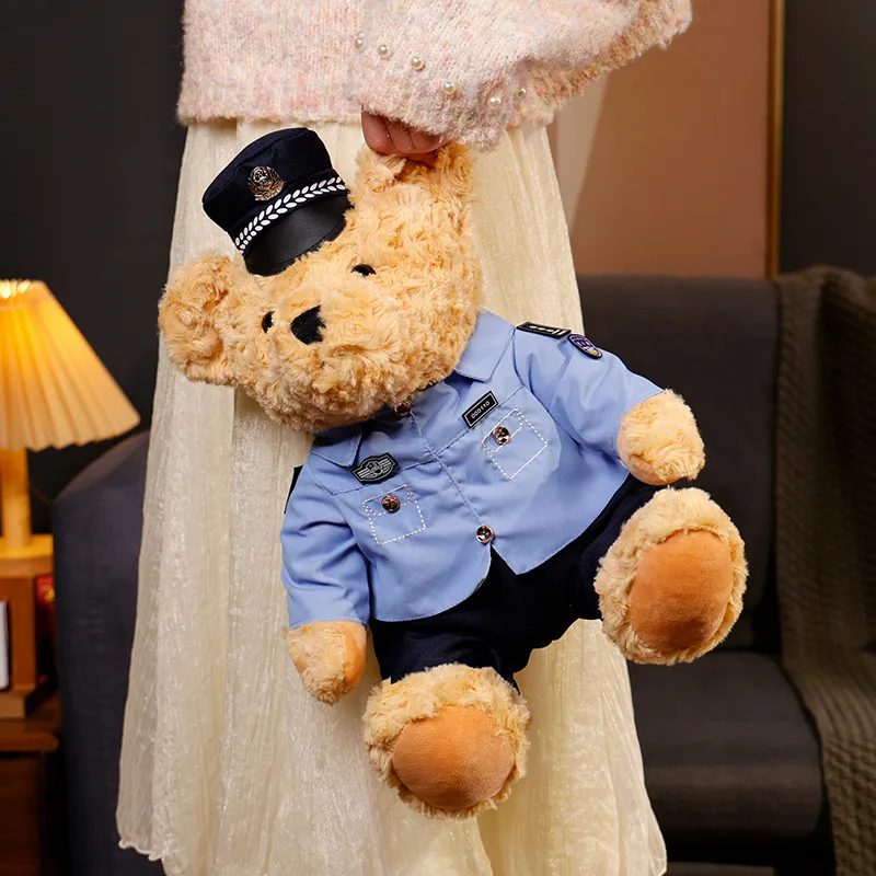 

Лидер продаж, полицейский плюшевый мишка, плюшевые игрушки, мягкие куклы-животные, детская подушка для сопровождения, подарок для маленьких девочек на день рождения и праздник