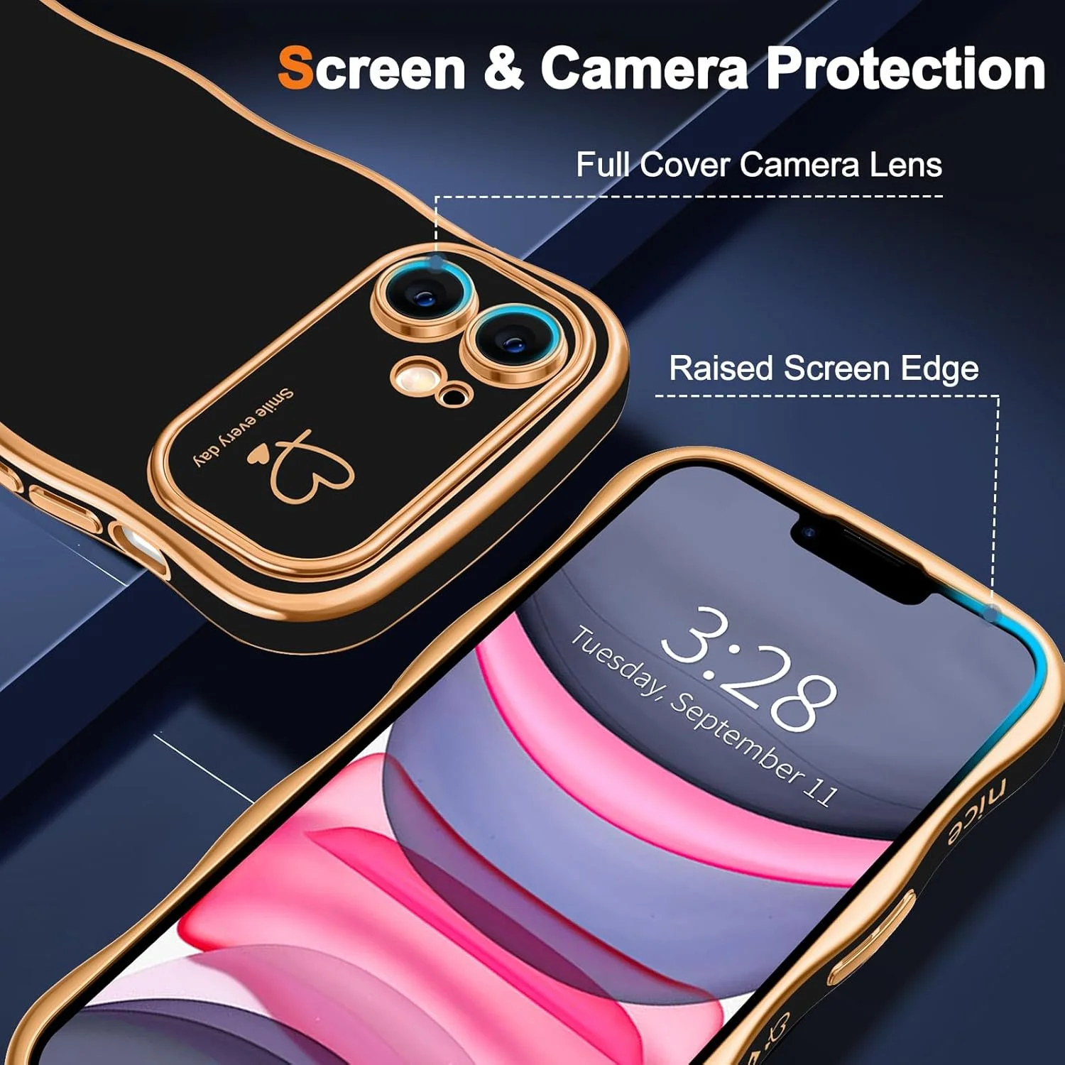 Чехол для 14 Max милые чехлы телефонов в форме кудрявой волны тонкие роскошные