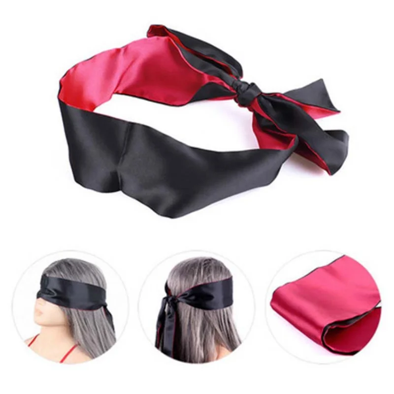 

Silk Eye Cover Savour Eye Patches Cute Blindfold Silk Ribbon Satin Silk Sleep Mask Sexy For Women Gift Surprise High Quality