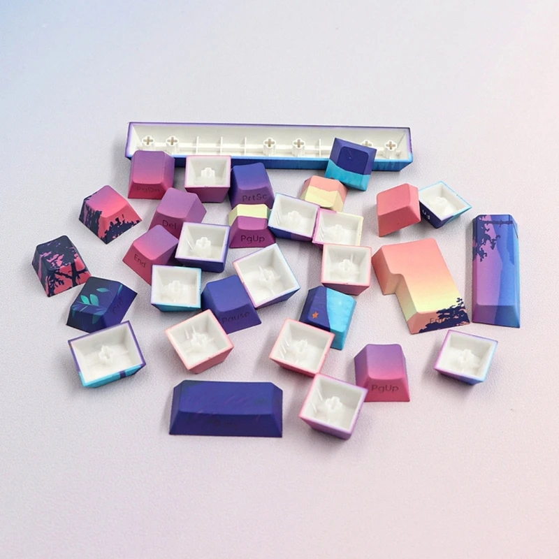 

Elegant and Durable Keycaps with Print Gift for Gamers and Typists