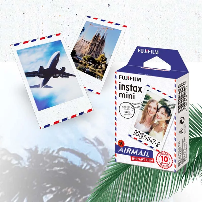 Фотобумага Fujifilm Instax Mini 11 8 9 пленка Airmail Fuji мгновенная фотобумага для 40 7s 50s 50i 90 25