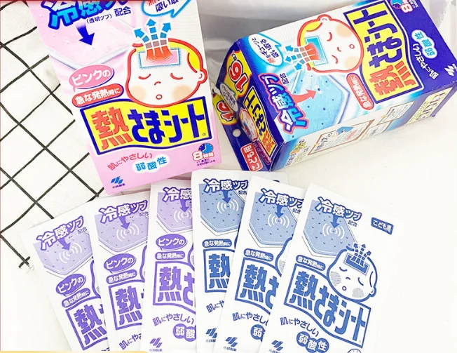 Антипирическая пластырь антипиреновая гелевая паста охлаждающая Детская