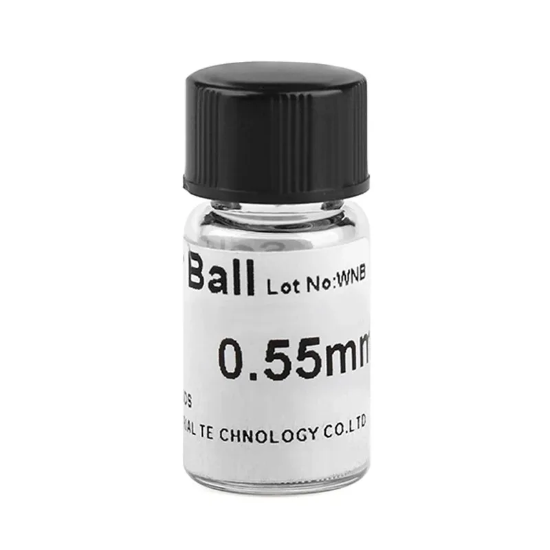 

Шарики для реболлинга Mechanic BGA 0,2/0,25/0,3/0,4/0,45/0,5/0,55/0,6/0,65/0,76 мм, паяльный шар BGA для реболлингового трафарета BGA