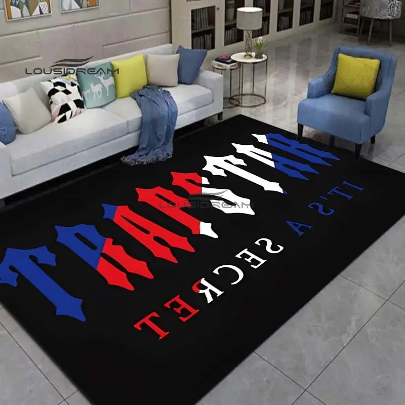 

Trapstar London logo Carpets and Rug 3D Printing Fashion Carpet Floor Mat Living Room Bedroom Decorate Large Area Soft Rug
