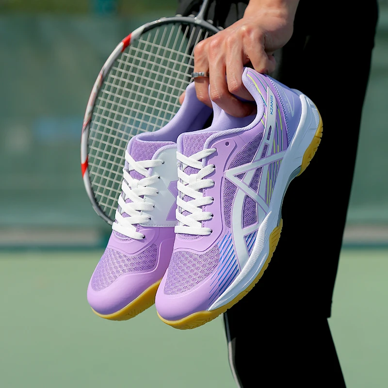 

Men Women Kids Pickleball Shoes Badminton Tennis Sneakers Breathable Indoor All Court Shoes Racketball Squash Volleyball Shoes
