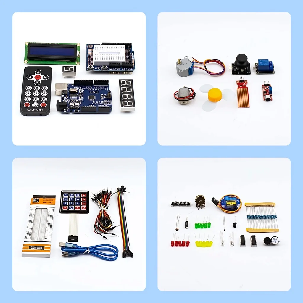 Супер стартовый комплект для Arduino UNO R3 с учебным пособием (art.: 3920c7ee6da41) - 3920c7ee6da41