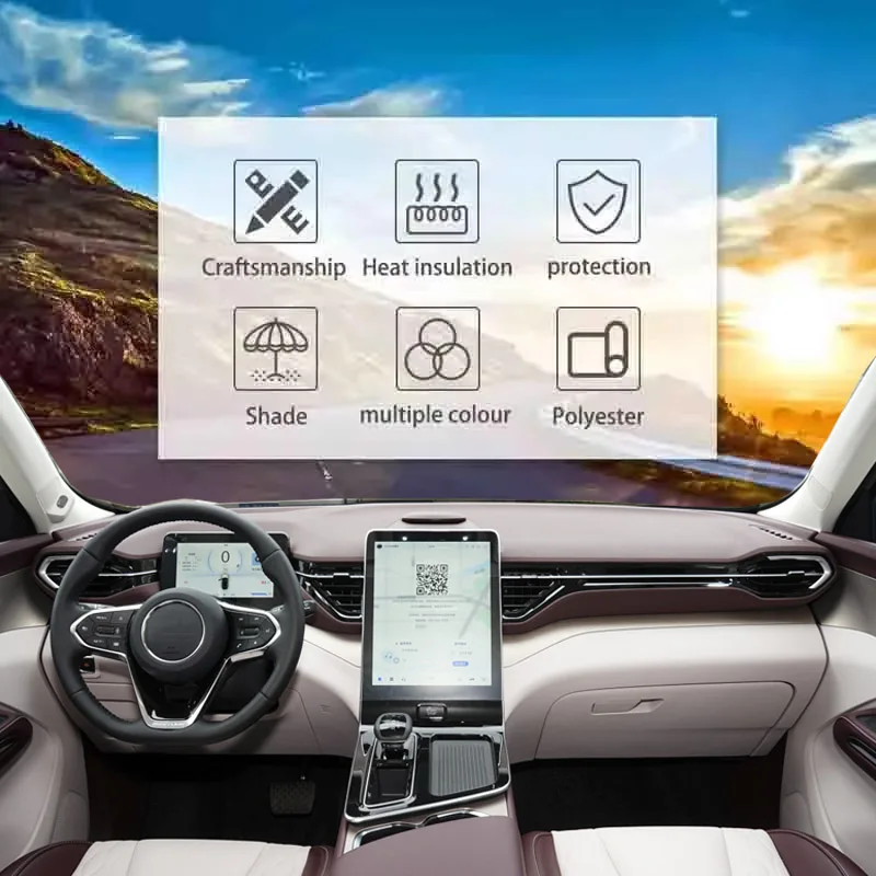 Для Bestune T90 2023~2024 автомобильный чехол для приборной панели коврик защиты от света