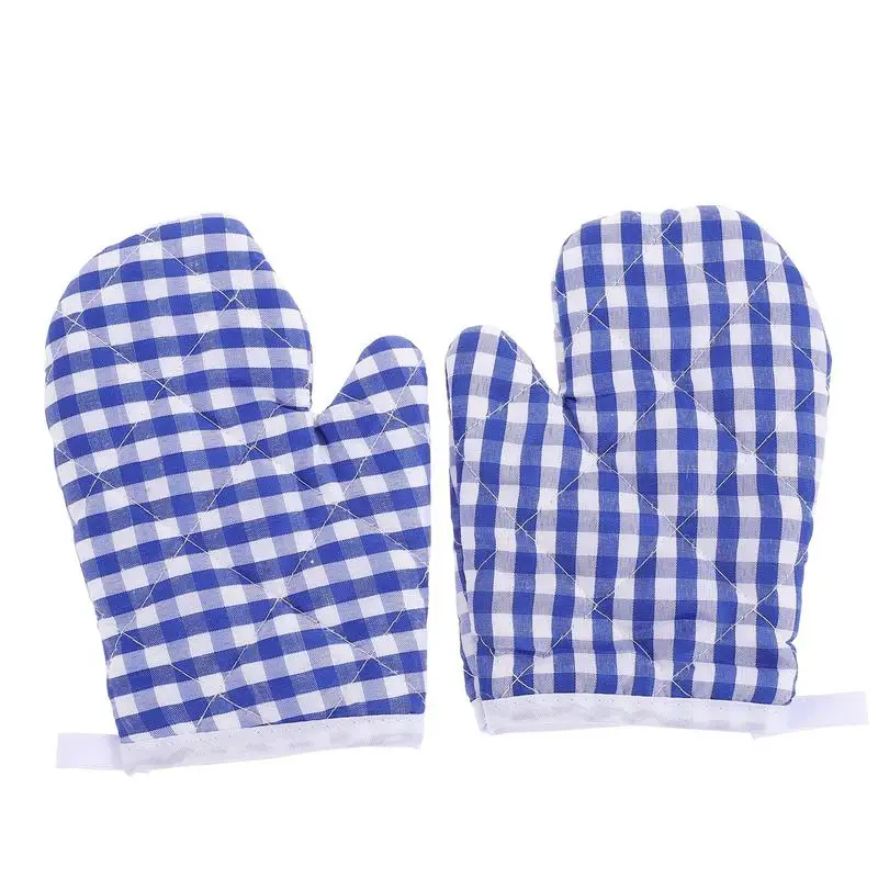 

2Pcs Kids Oven Mitts Kitchen Heat Resistant Microwave Gloves Kitchen Mitts for Children