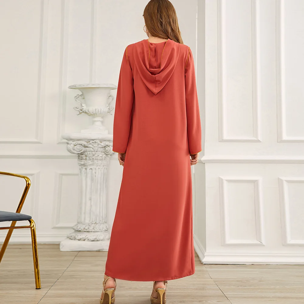 Eid Mubarak Abaya Dubai Handwork Diamonds Caftan Marocain Turkey Islam Muslim Dress Women Kaftan Robe Musulmanes Djellaba Femme