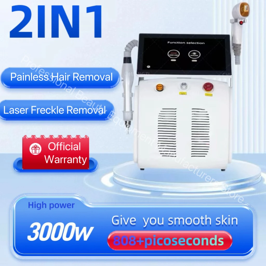 2 в 1 808 диод безболезненный постоянный аппарат для удаления волос депигментации