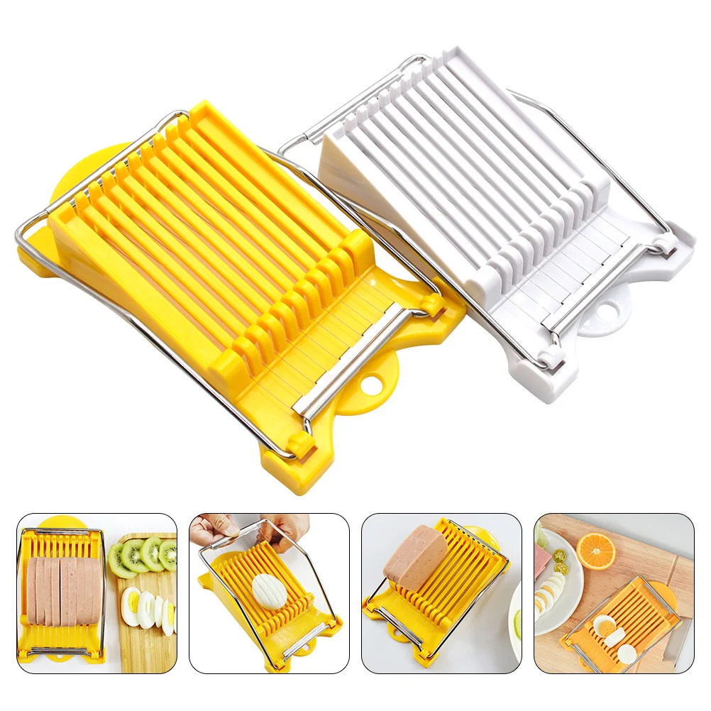 

2pcs Handheld Slicer Cutter Lemon Cutter Watermelon Cutter for Dorm Kitchen Hotel Home