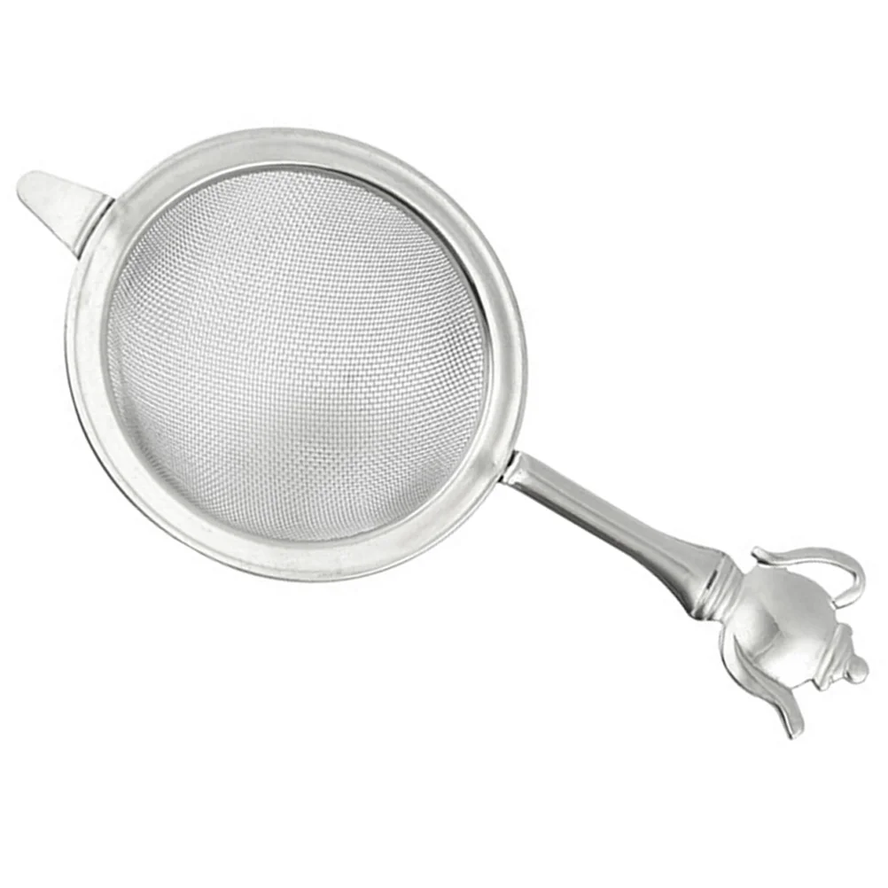 

Tea Strainer Handheld Colander Supplies Home Filter Residue Culture Accessories Stainless Steel Mesh Filtering
