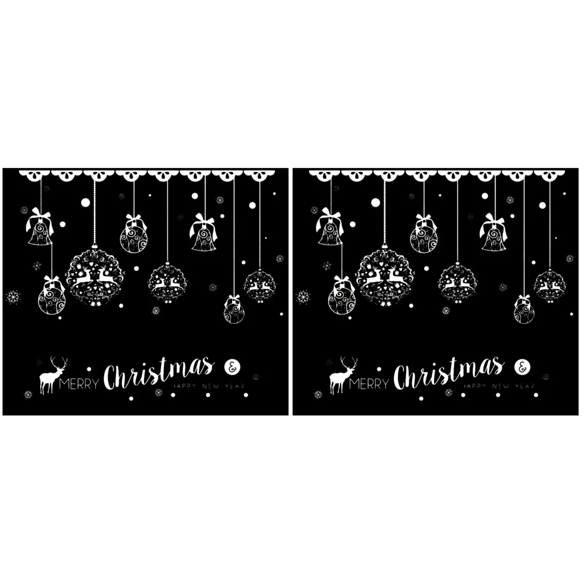 

Christmas Wall Sticker Decals Removable Stickers Vinyl Clings Pvc Window Decoration Door