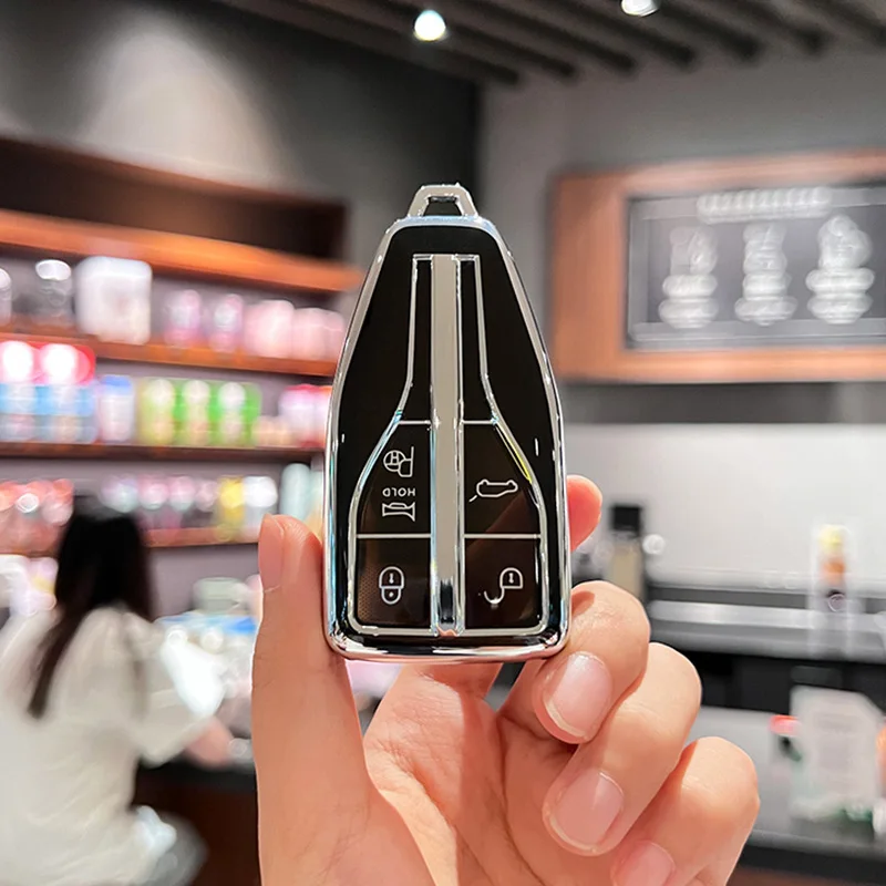 Новый защитный чехол для автомобильного ключа из ТПУ FAW Hong Qi HS5 HS7 E-HS9 умный