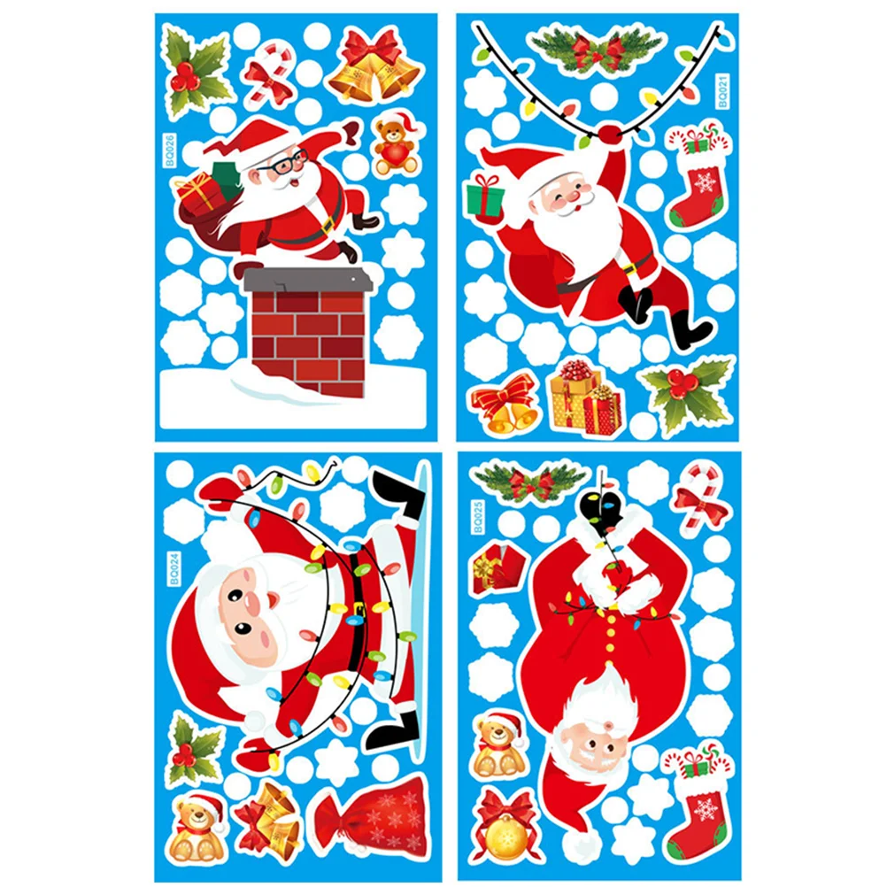 

Window Christmas Santa Stickerswall Sticker Decal Decoration Decals Shop Door Label Clings
