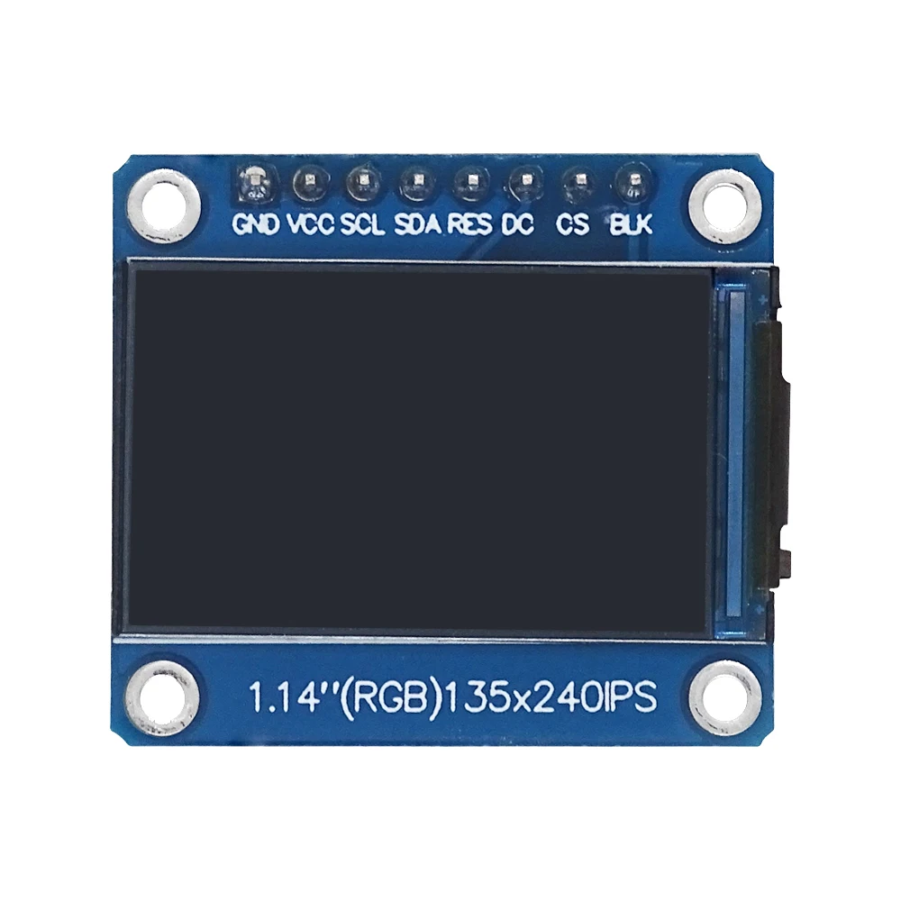 1 14 дюймовый модуль дисплея IPS LCD TFT ST7789 HD цветной экран полный обзор 8pin 135x240 3 V