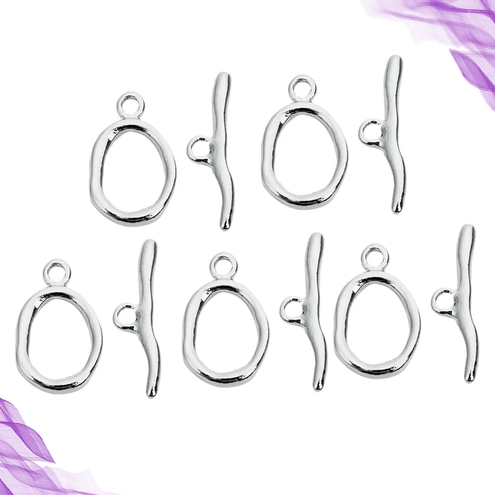

Clasps Toggle Necklace Clasp Bracelet Connector Jewelry Clamps Chain Making Closure Hooks Ot Set Ring Slide Closuresmultimetal