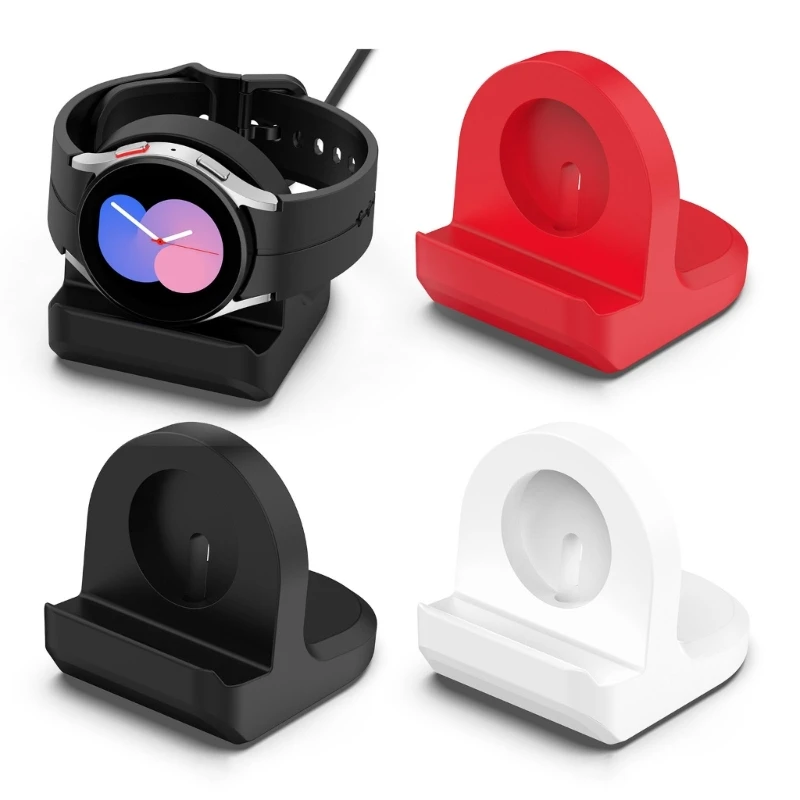 

For Watch 6/6Classic Watch 5/5 Holder Hand Free Cable Watch Soft Charging Support Bracket Dock Stand Station