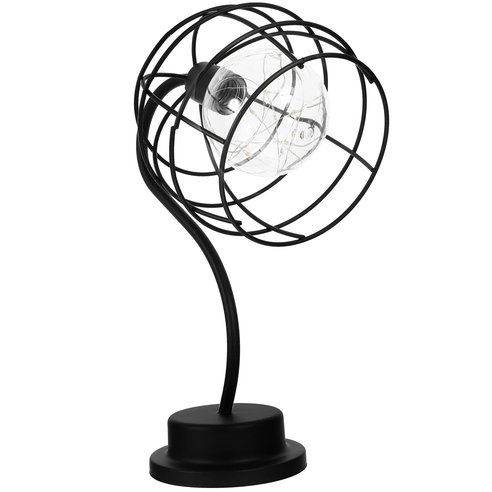 

Table Light Retro Night Style Desk Decorative Wire Lamp Decorate Decoration Iron Desktop Student