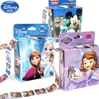 disney cartoon stickers childrens girl princess creative roll sticker baby reward birthday gift anime stickers 200 sheets box