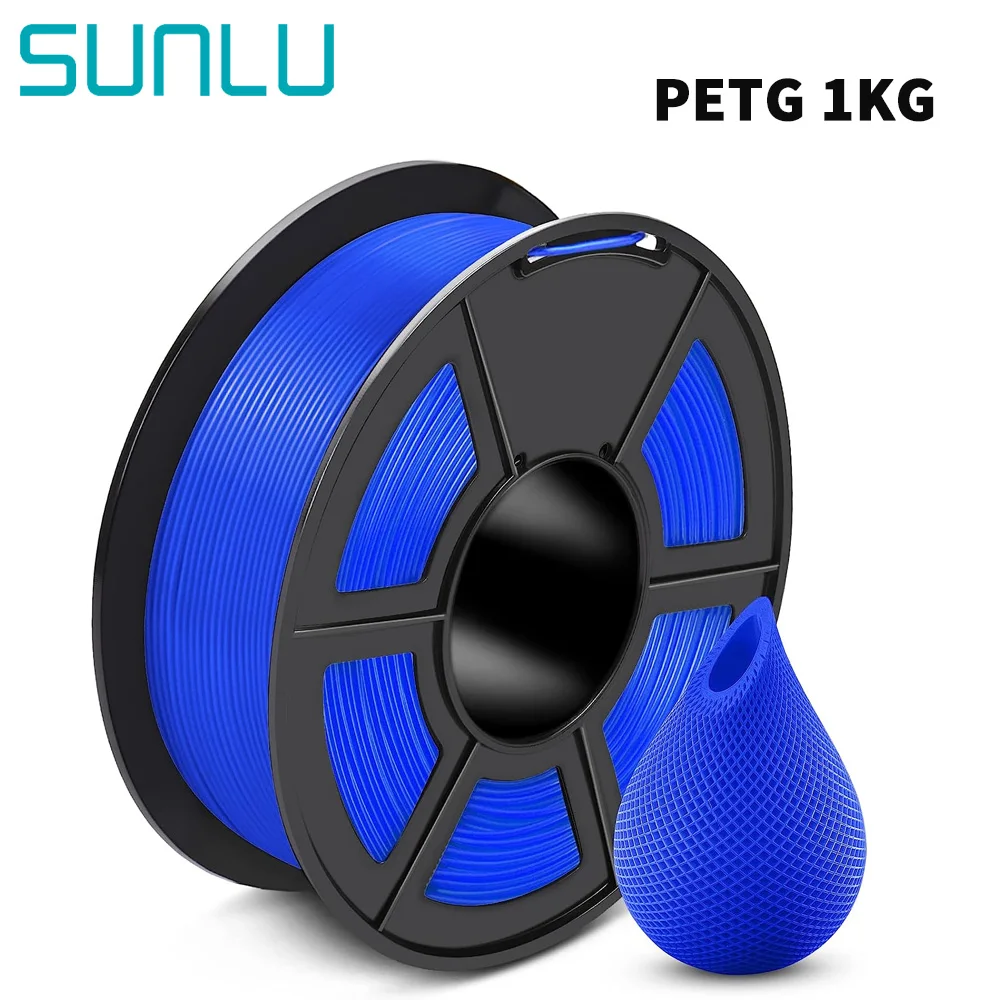 

SUNLU PETG 1KG 1.75MM Filament Plastic for 3D Printer Materials Neatly Wound Good Toughness Multiple Colors Free Shipping