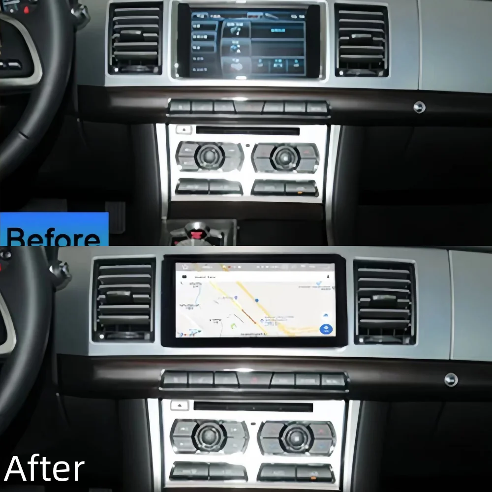 Carplay Android 13 8 + 256G IPS экран DSP для Jaguar XF X250 2007-2015 Автомобильный стерео мультимедийный