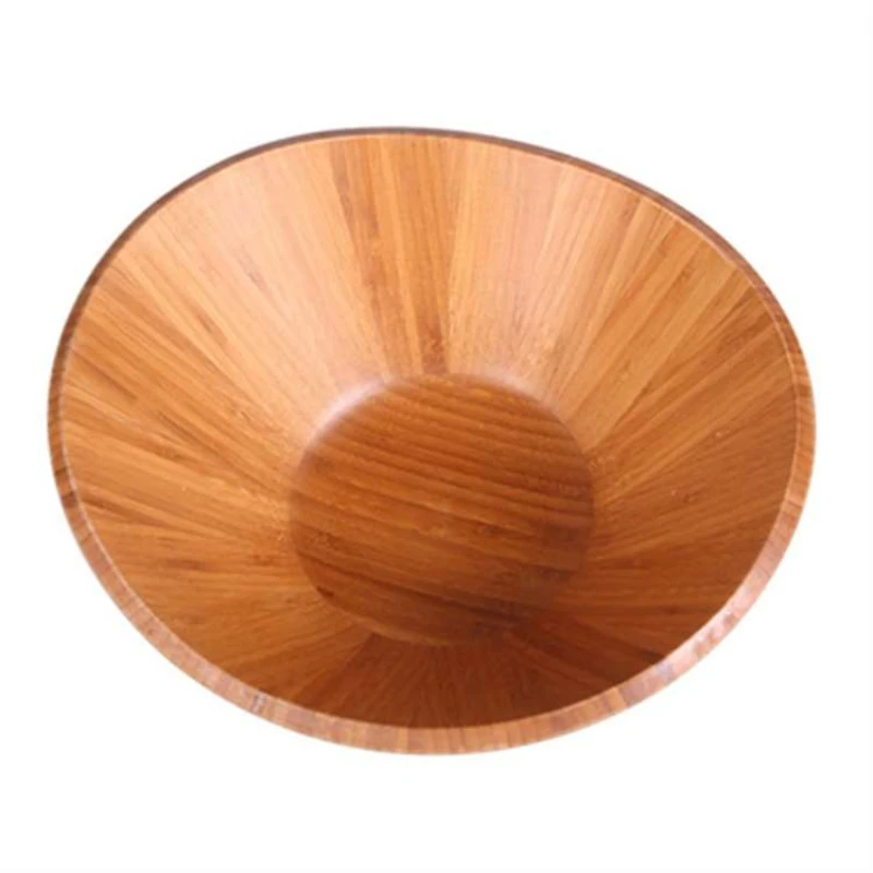

Wholesale 100% Household Environmentally Friendly Natural Bamboo Wooden Bowl Handmade Round Bowl