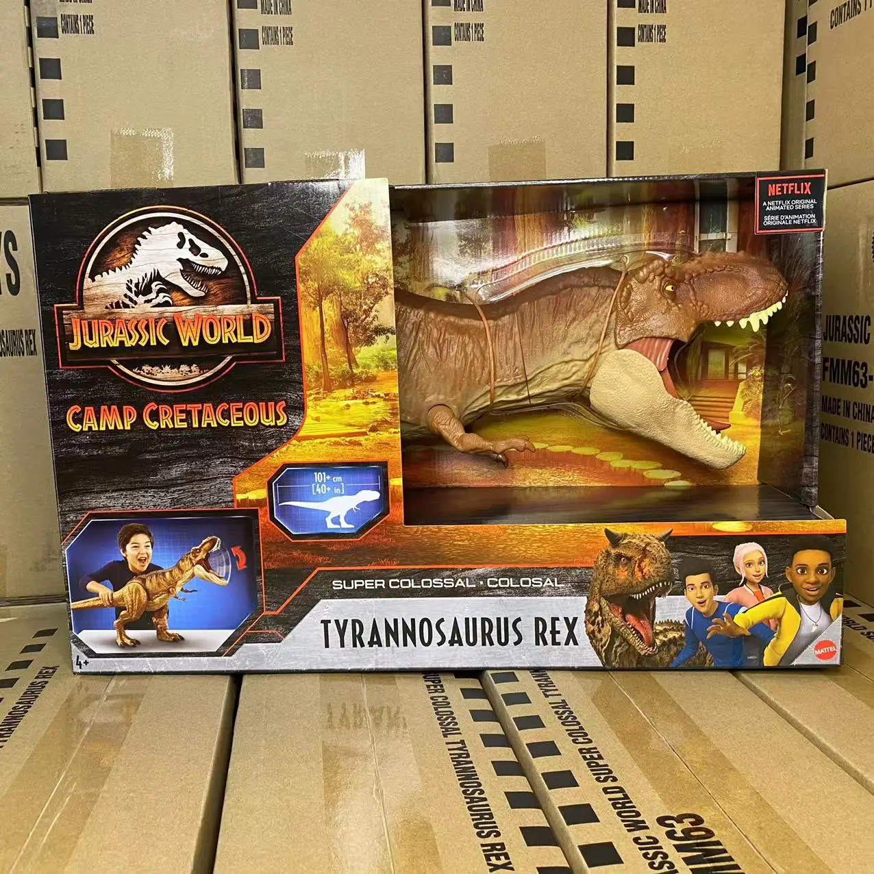 

Mattel «Мир Юрского периода 3», суперколоссальный тираннозавр рекс T-Rex, гигантская фотография, подарок для детей, FMM63