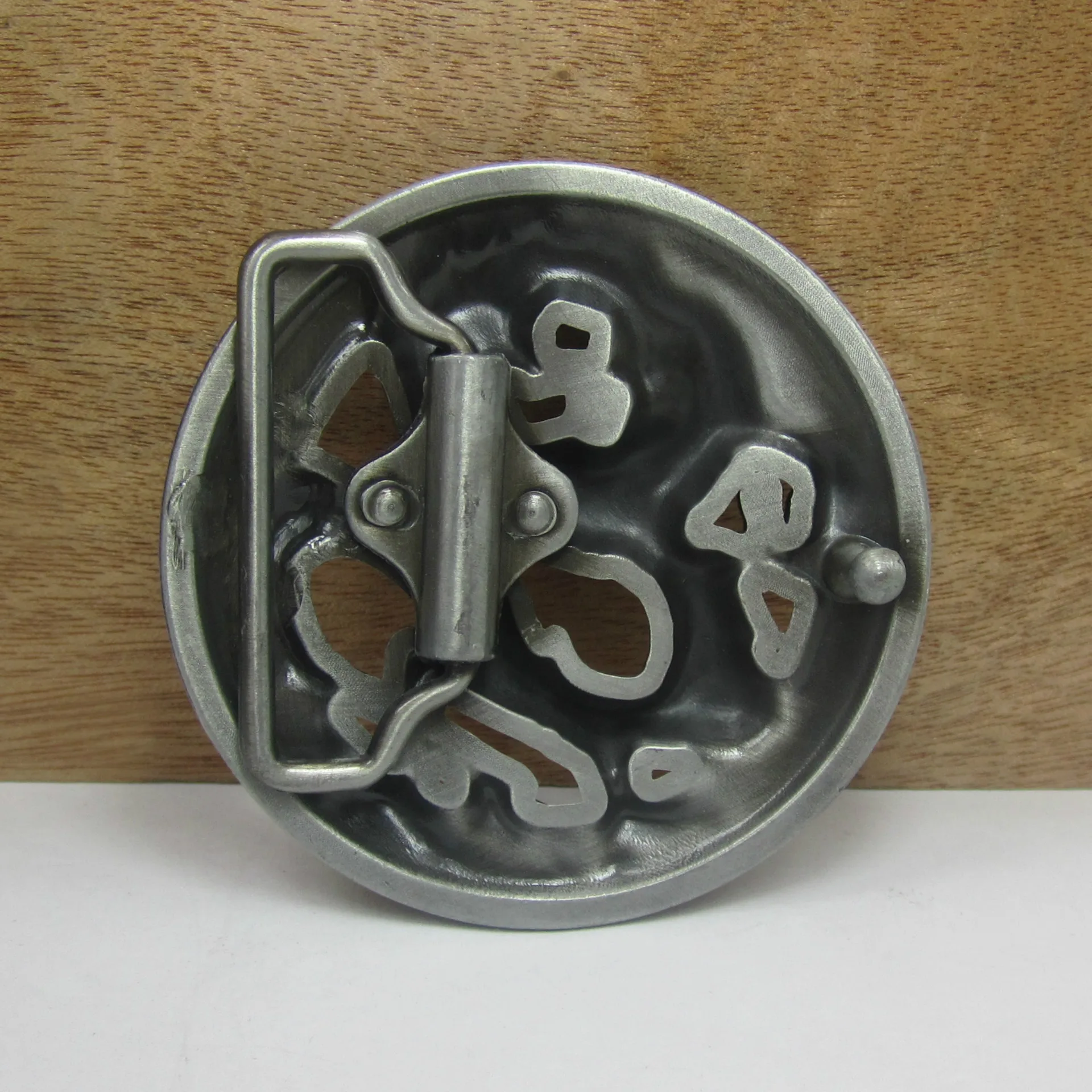 Круглая модная пряжка для ремня с драконом в ковбойском стиле животными из