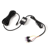 3 2m 12v 24v to 5v 2 5a mini micro usb car dash camera charger adapter cam hard wire dvr hardwire kit for xiaomi 70maiyi 360