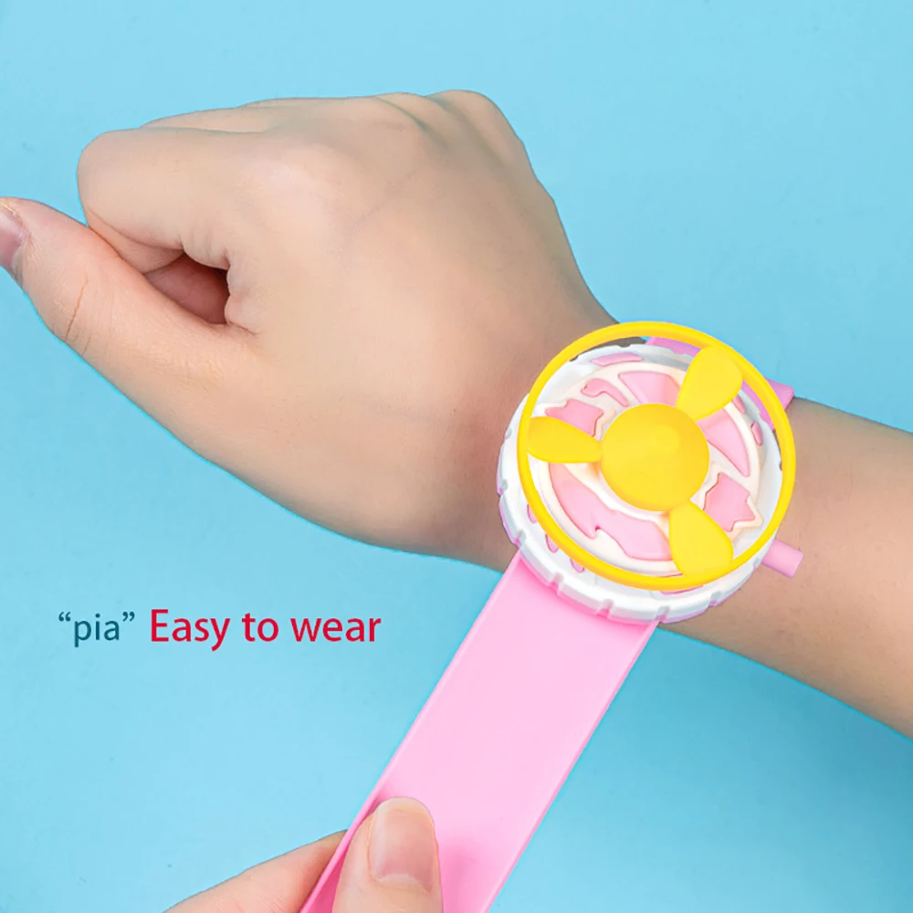 

Free Shipping Dragonfly Mini UFO Transmitter Flying Gyro Bracelet Snap Ring Toy for Children Summer Outdoor Game Gift