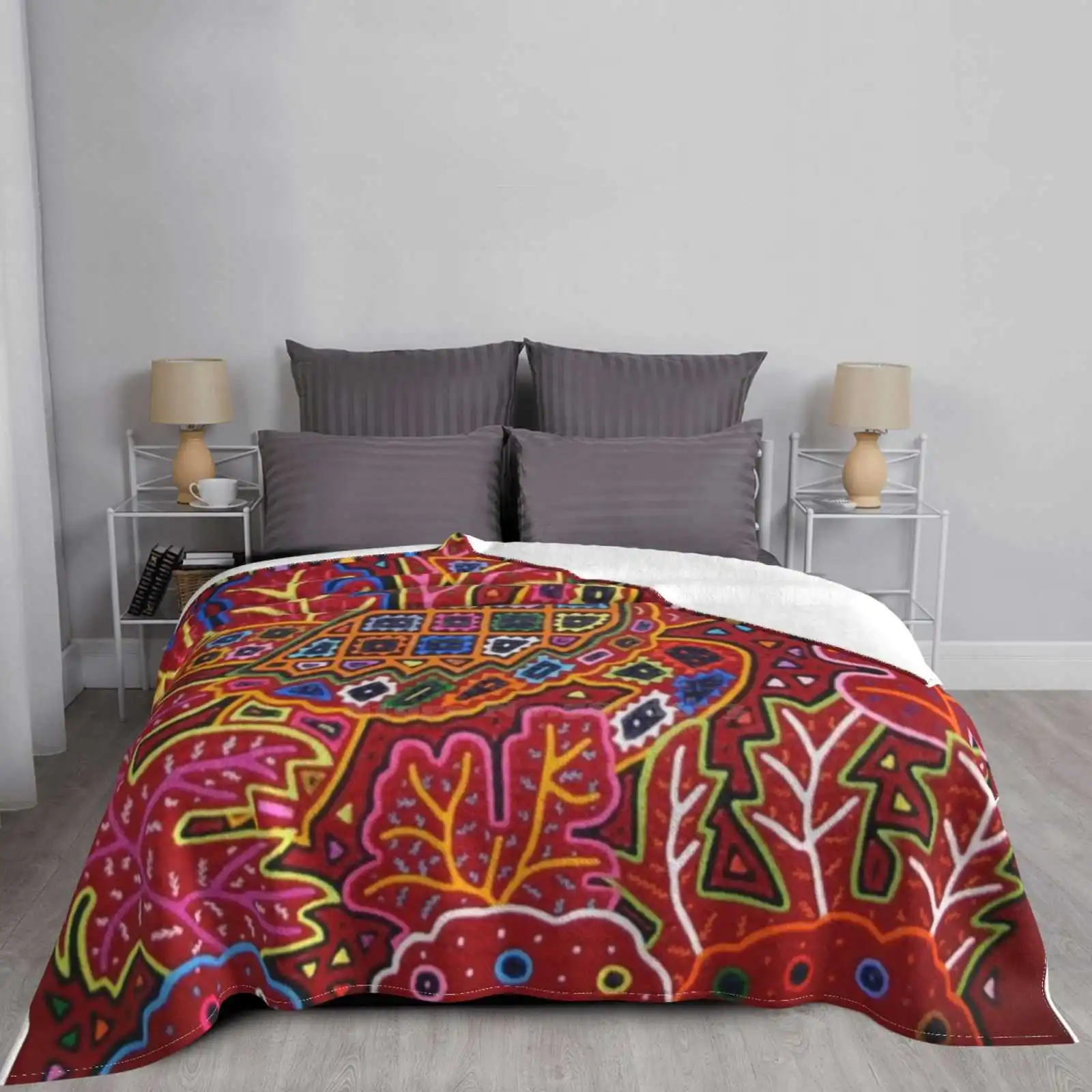 Mola De Panama для дома дивана-кровати кемпинга автомобиля самолета путешествий