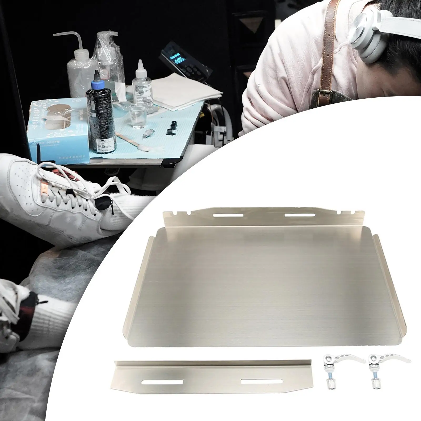 Поднос для тату-станции портативный столик тату-салона спа