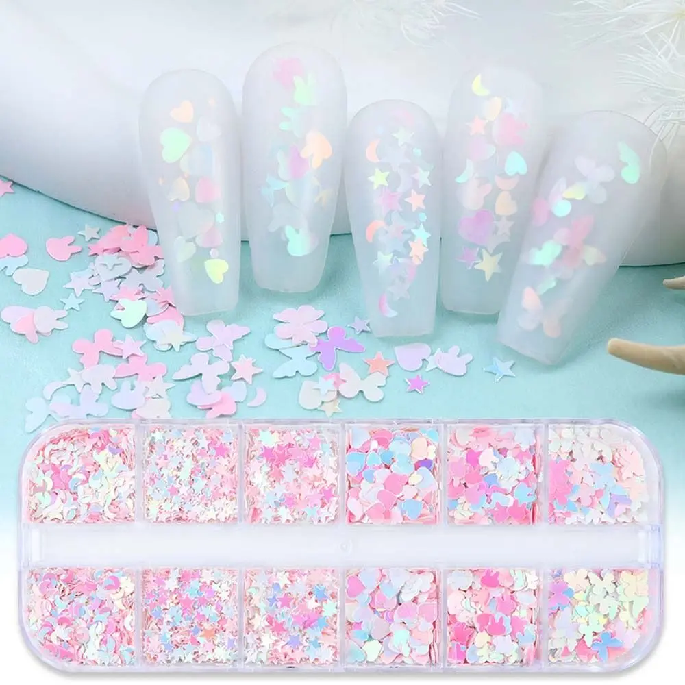 

Glitter Kit Nail Sequins Butterfly Rabbit Mermaid Star Nail Sequins Nail Glitter Flakes Nail Decorations Nail Jewelry