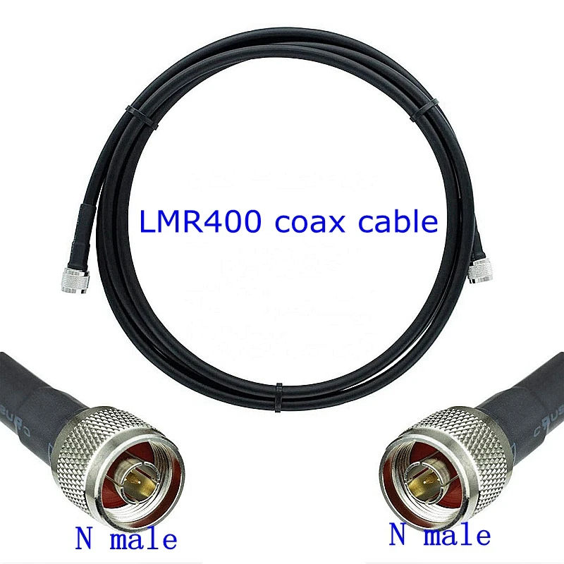 LMR400 Coax Cable L16 N Male Plug To N Male Connector N Male To N Male Crimp for LMR-400 Coax Pigtail Antennm 15CM/20CM30CM/50CM