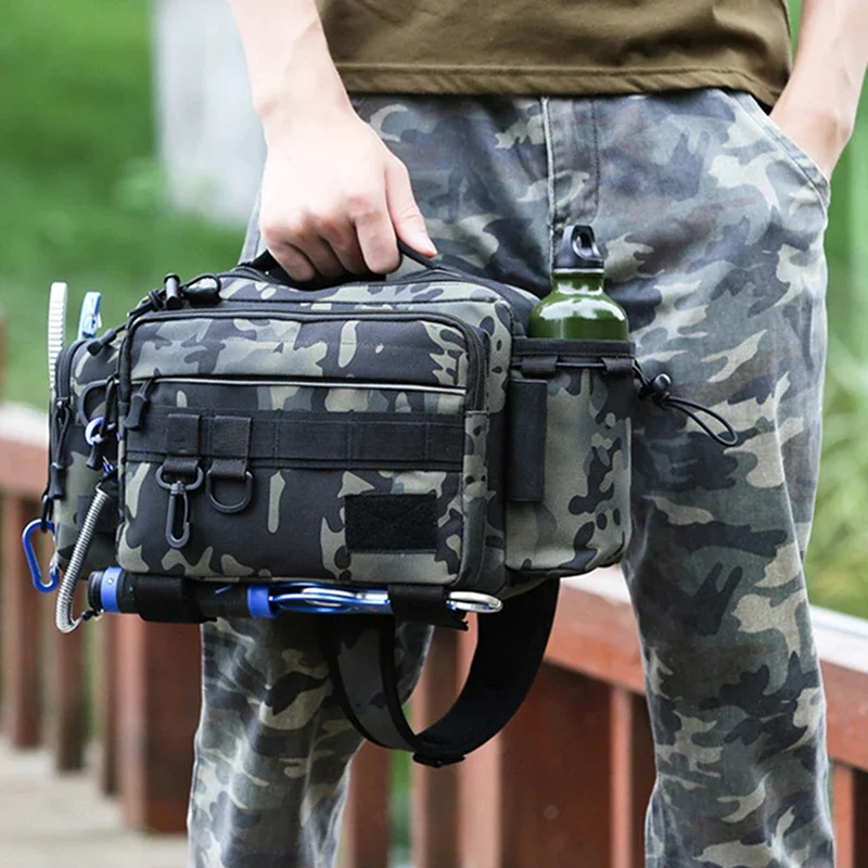 Рюкзак для рыбалки коробка хранения приманок сумка снаряжения забавная мужчин