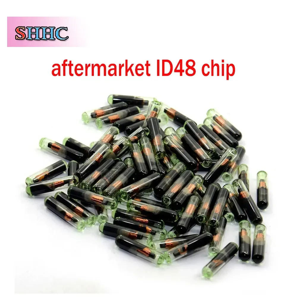 

10 шт. 20 шт. 50 шт. 100 шт. Oem Id48 чип Автомобильный Транспондер чип Id48 Автомобильный ключ чип вторичного рынка Id48 стеклянные разблокированные чипы