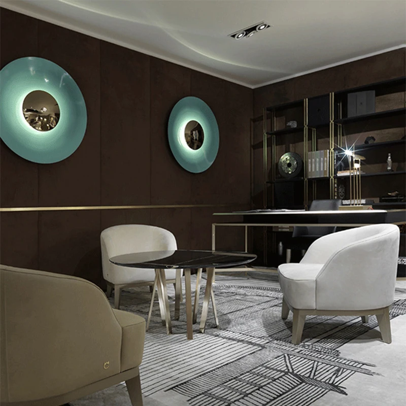 Круглый светодиодный настенный светильник