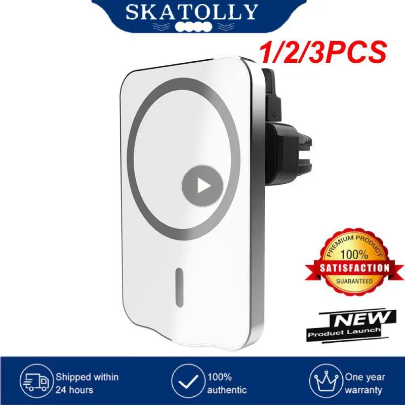 

1/2/3 шт. магнитное беспроводное автомобильное зарядное устройство крепление адсорбируемый телефон для 15 14 13 Макс Адсорбция 15 Вт Быстрая зарядка сплав