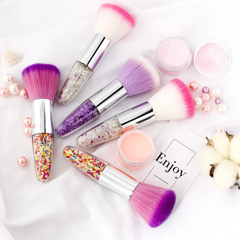 

Nail Art Brush Remove Nail Dust Acrylic UV Gel Polish Powder Cleaning Tool Beauty Makeup Brushes Manicure Accessories