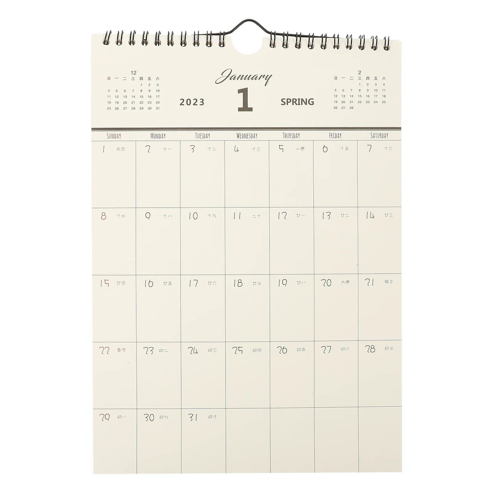 

Calendar 2023 Wall Planner Monthly Hanging Year Planning Agenda Office Paper Schedule Countdown New Plan Rabbit Homemonth Time