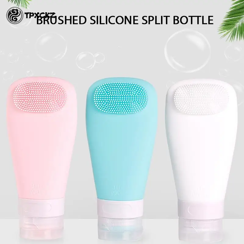 

Travel Refillable Bottle Portable Essence Shampoo Shower Gel Bottles Container