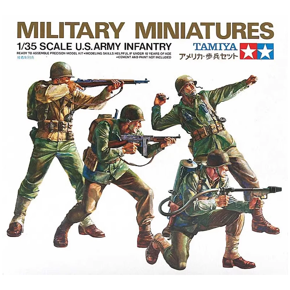 Tamiya масштаб 35013 1/35 стандартная армейская пехота фигурка солдата набор дисплей
