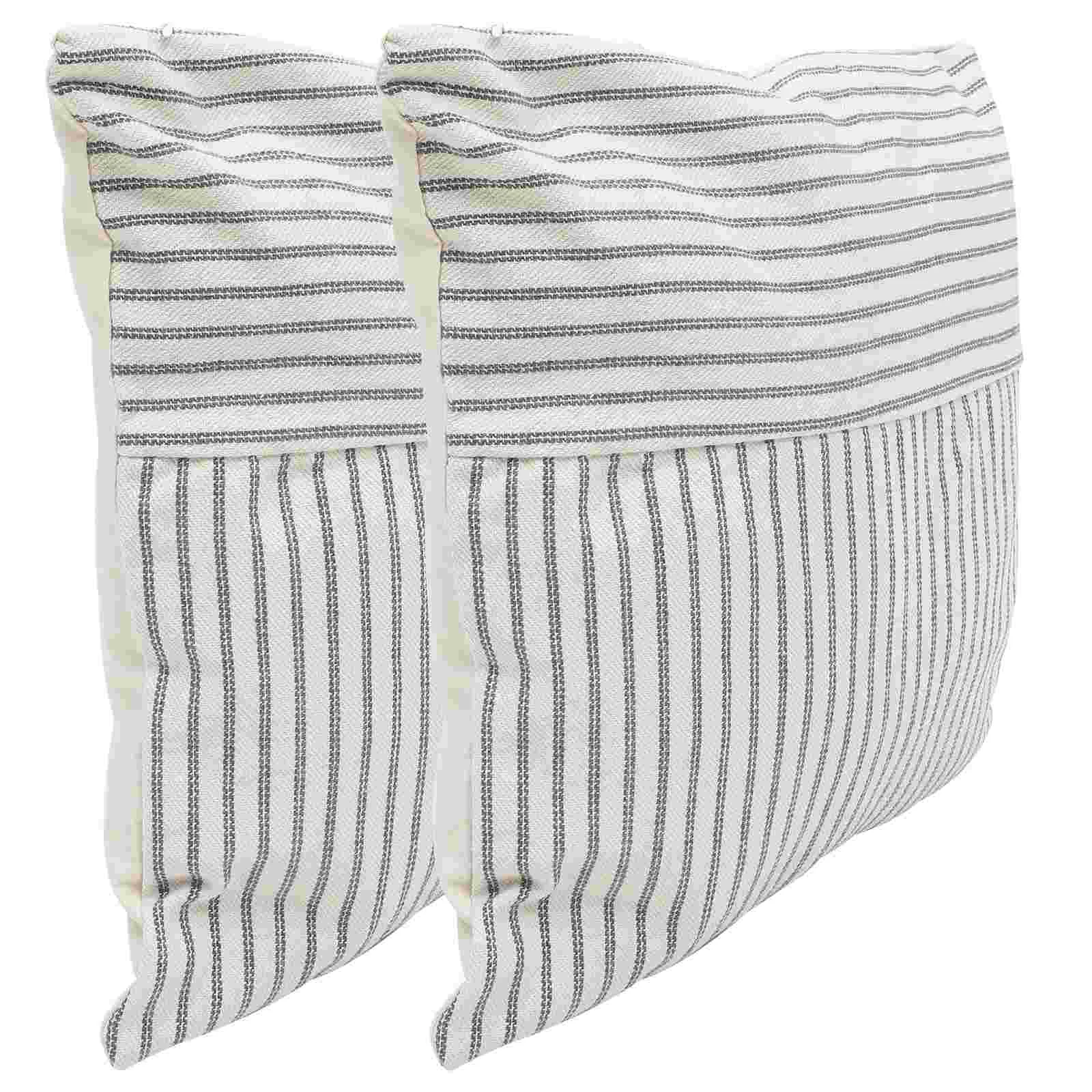 

2 шт., наволочки из хлопка и льна на невидимой молнии