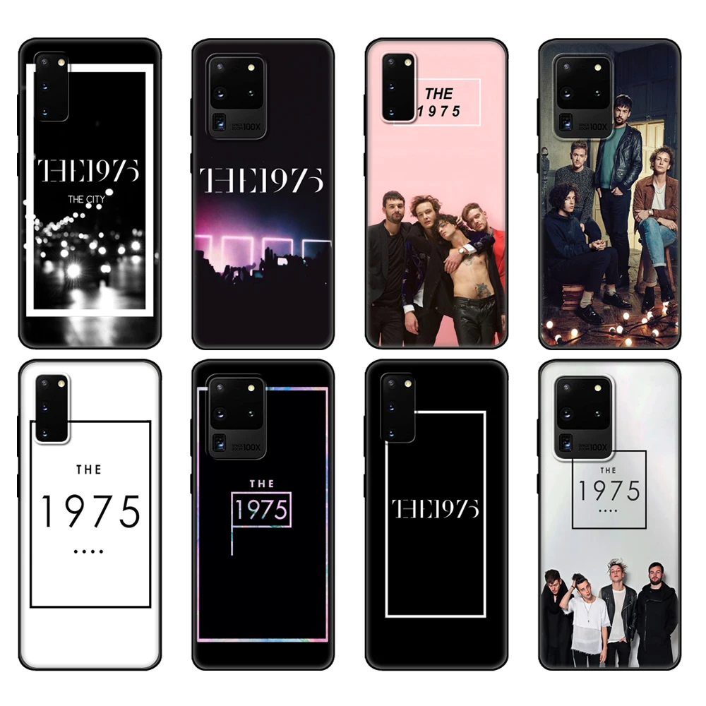 

Черный чехол из ТПУ для Samsung galaxy S20 /S20 PLUS/S20 ultra/S20 + /S20FE, задняя крышка рок-группы The 1975