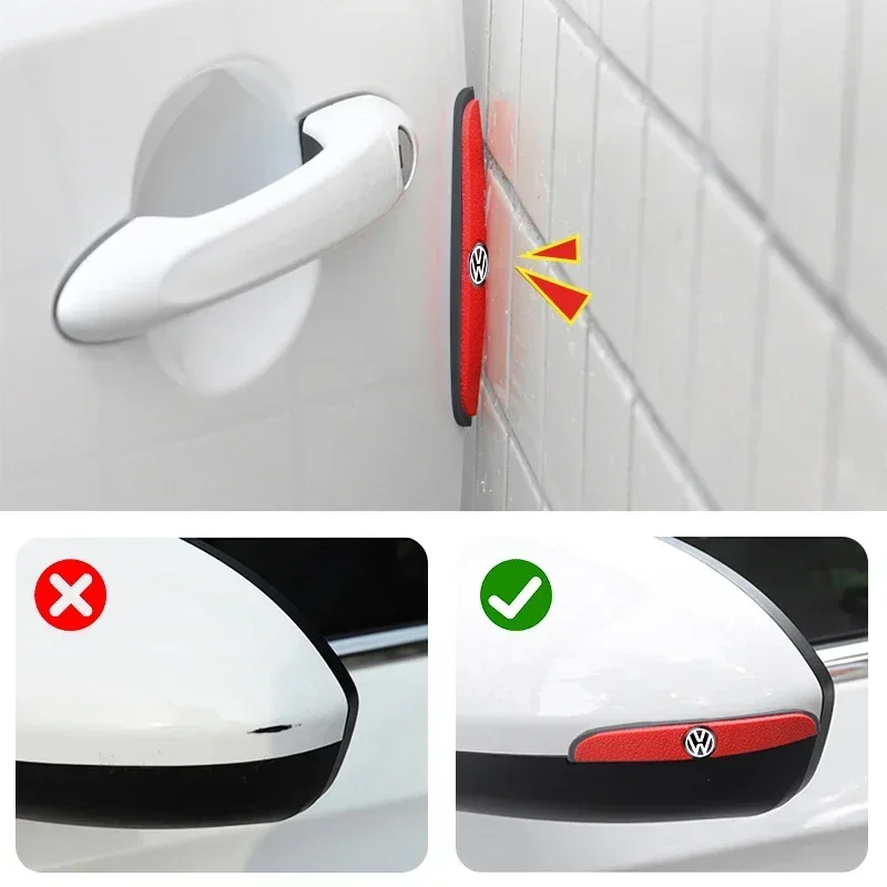 4 шт. резиновая полоса на бампер дверь автомобиля эмблема наклейка для