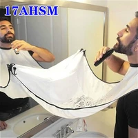 17ahsm man beard shaving apron care clean hair adult bibs bathroom cleaning waterproof bibs hairdresser holder gift for man