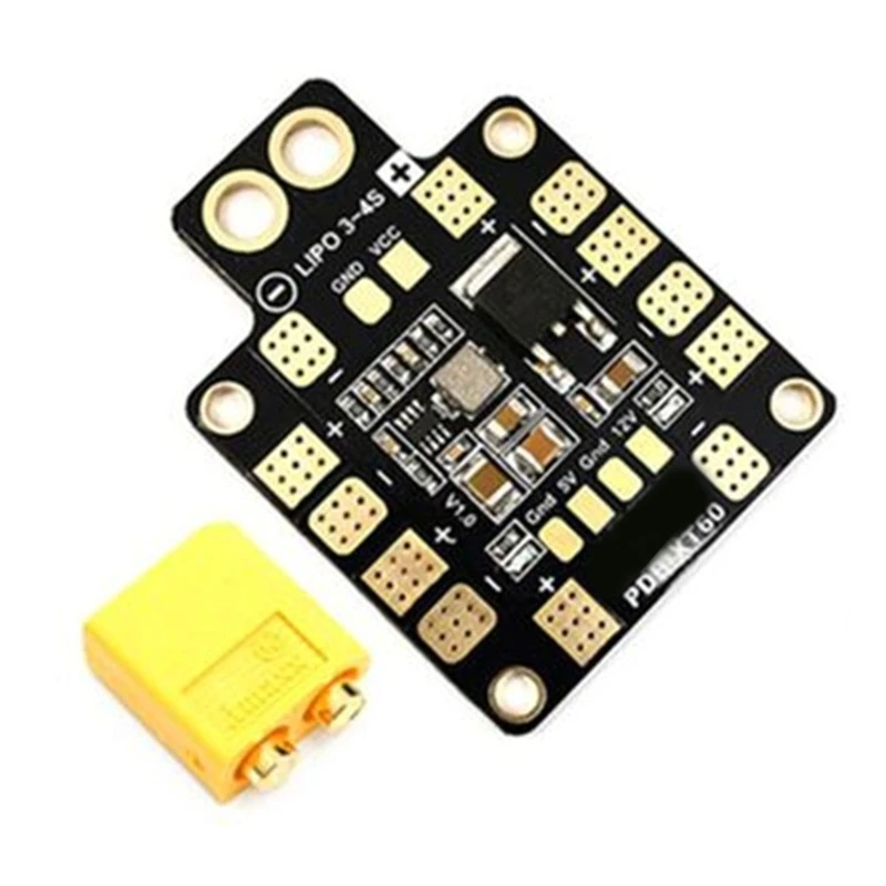 

1Piece Mini Power Hub Power Distribution Board PDB with BEC 5V & 12V for FPV 250 ZMR250 Multicopter Quadcopter