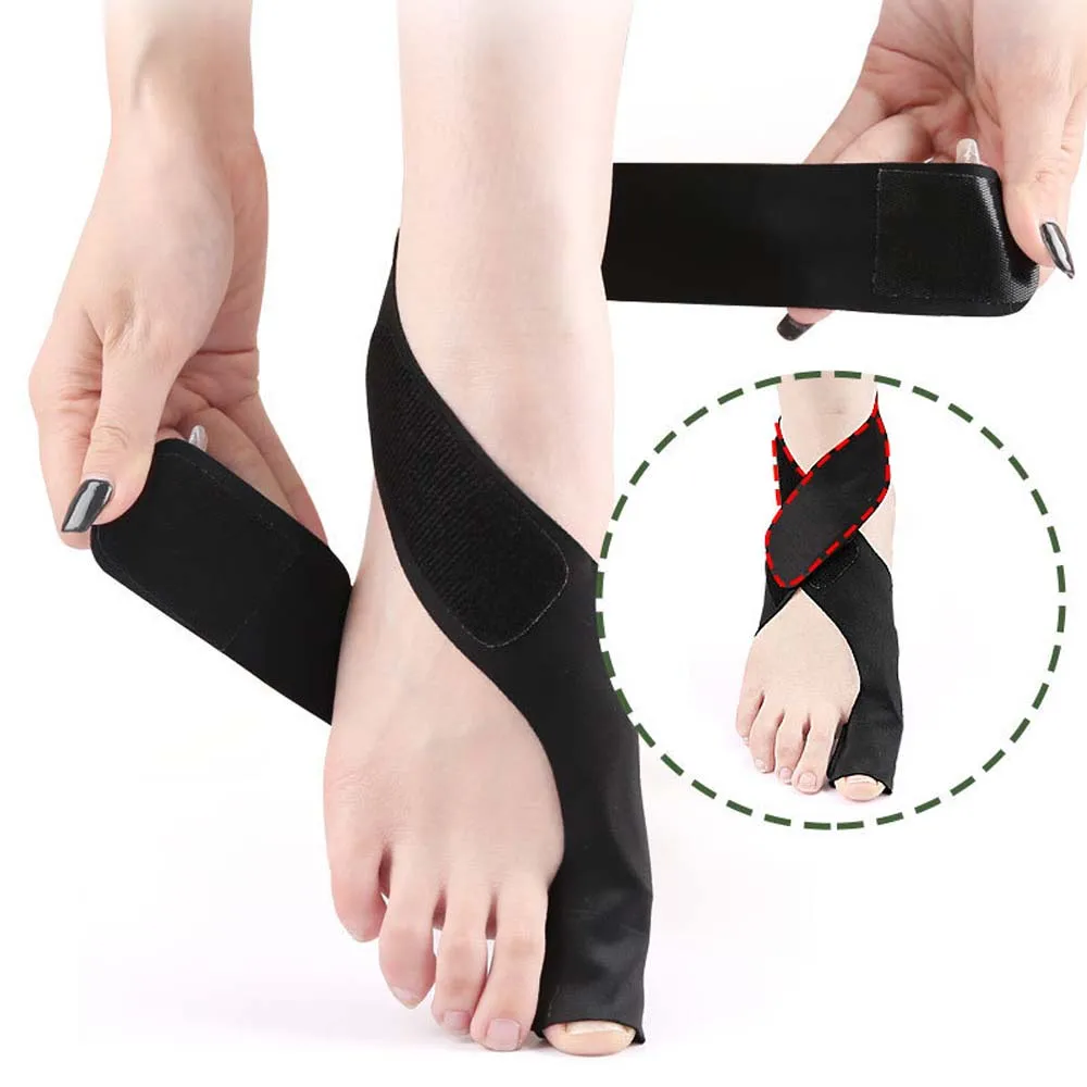

Foot Correction Toe Splint Brace Toe Valgus Brace Toe Joint Support Foot Valgus Brace Toe Fix Strap Protector Joint Stabilizer
