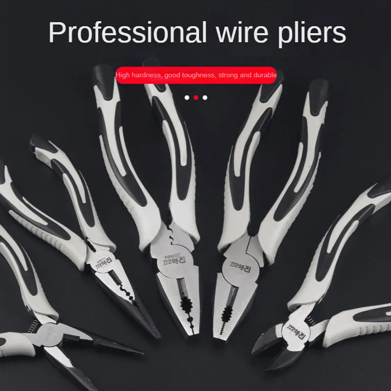 

6inch 8Inch Electrician Pliers Water Mouth Cutting Pliers Wire Stripping Needle-nose Pliers Diagonal Nose Pliers Hand Tools
